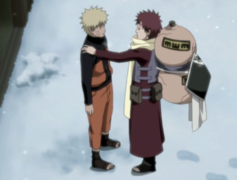 Resultado de imagen para naruto and gaara talk about sasuke