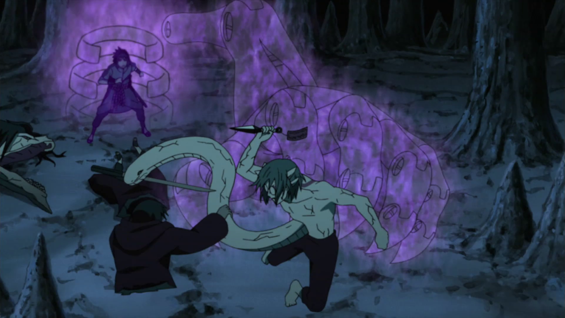 Itachi And Sauke Vs Kabuto Part2 English Dubbed Full Fight