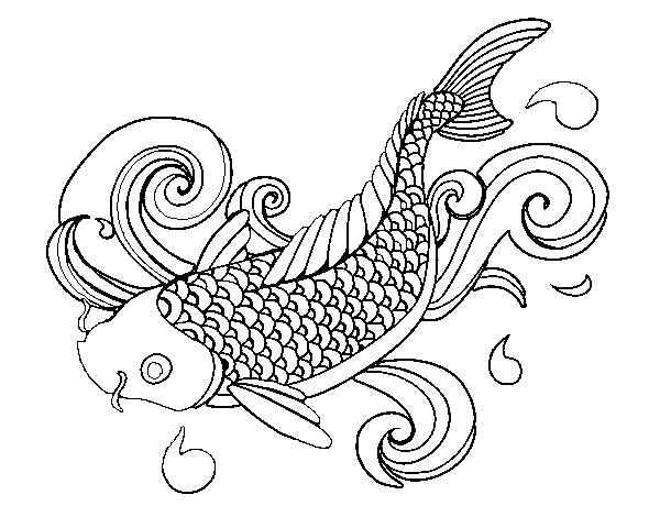 Image Koi Fish Coloring Pages Games Png Naruto Fanon Central