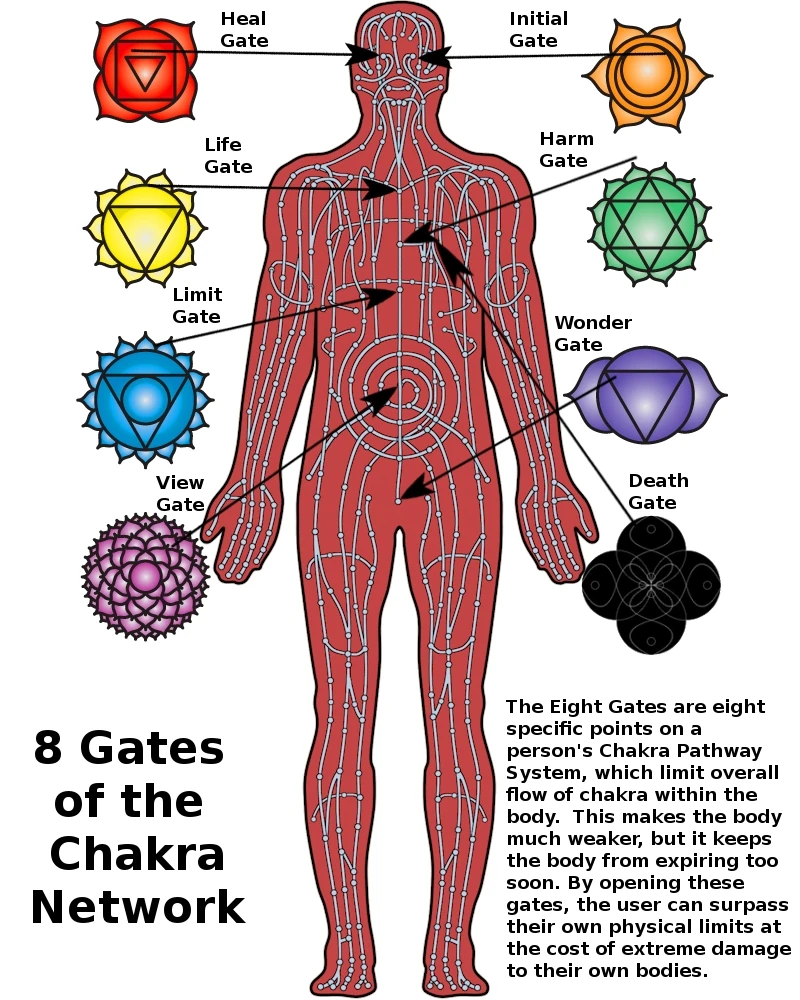 Image 8 gates of the chakra network.jpg Naruto Fanon Wiki FANDOM powered by Wikia