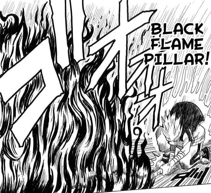 Fire Release Black Flame Pillar Naruto Fanon Wiki FANDOM powered