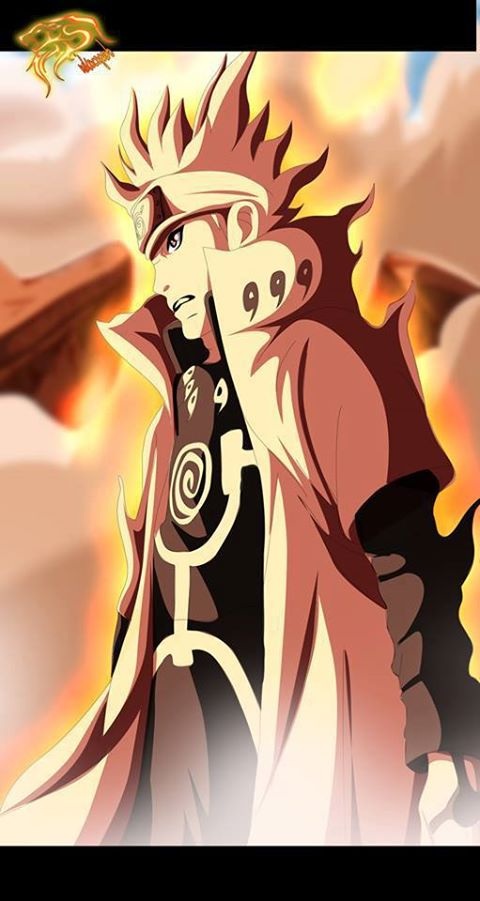 image pseudo nine tails chakra mode jpg naruto fanon wiki