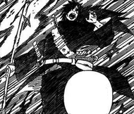 Raian with a gunbai