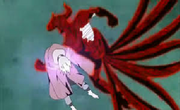 Nagato absorbing chakra from killer bee