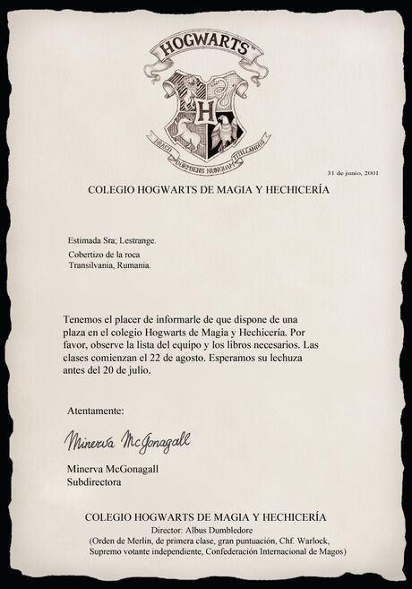 Colegio Hogwarts de Magia y Hechiceria  Anime y Peliculas 