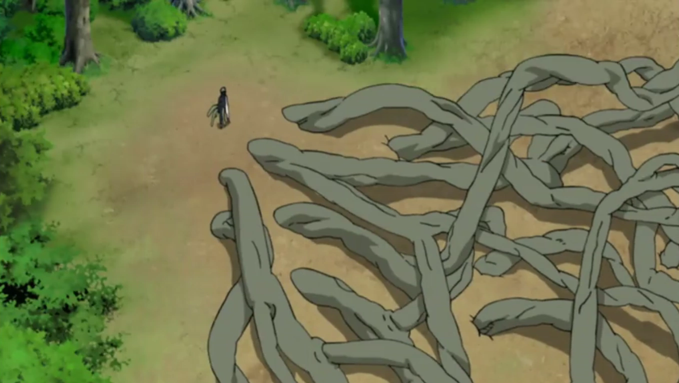 Elemento Madera Jutsu de Raíces Subterráneas Wiki Naruto Jutsus