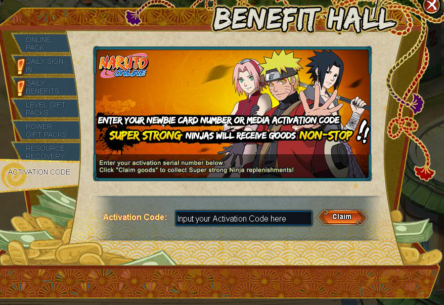 Naruto Online Activation Code 2017 Free