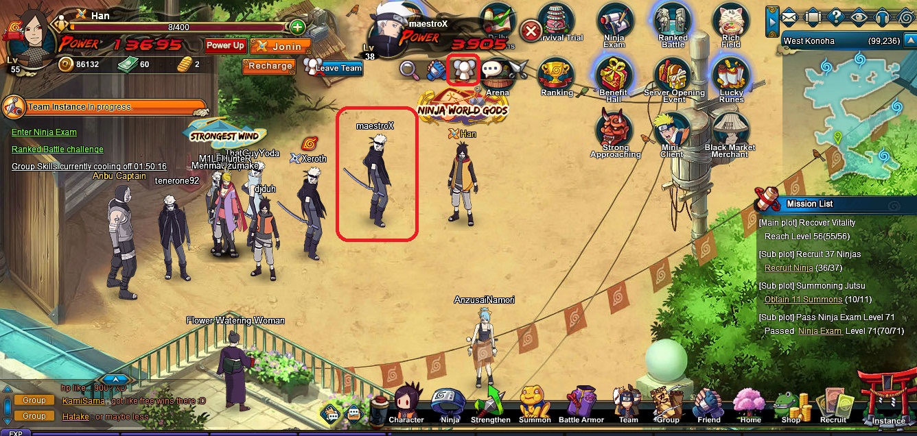 Team Naruto Online Oasis Games Wikia Fandom - roblox naruto online 2 how to get in