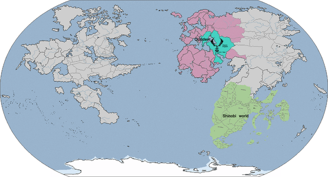 Naruto World Map Naruto World Map