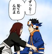 Rin and Obito in the afterlife