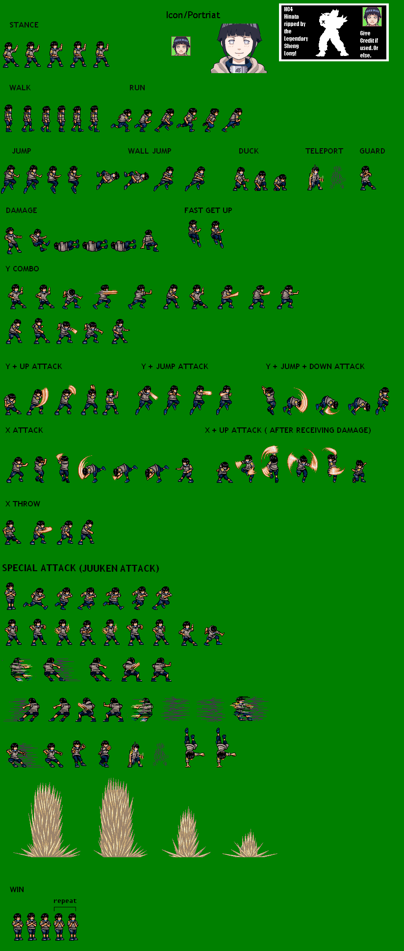 Image - Hinata.png | Naruto Sprite Sheet Database | FANDOM powered by Wikia