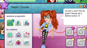 Heart clouds