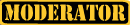 Moderator-plakietka
