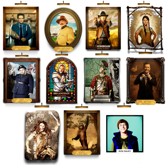 Night Of The Museum Characters