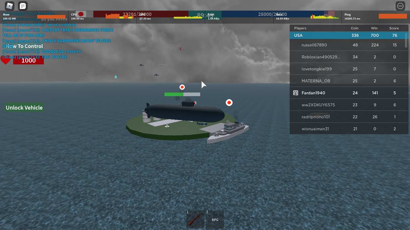 Submarine Naval Warfare Roblox Wiki Fandom - naval warfare roblox map