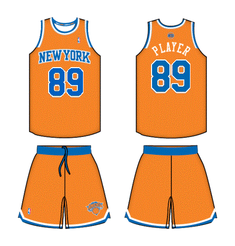 new york knicks jersey orange