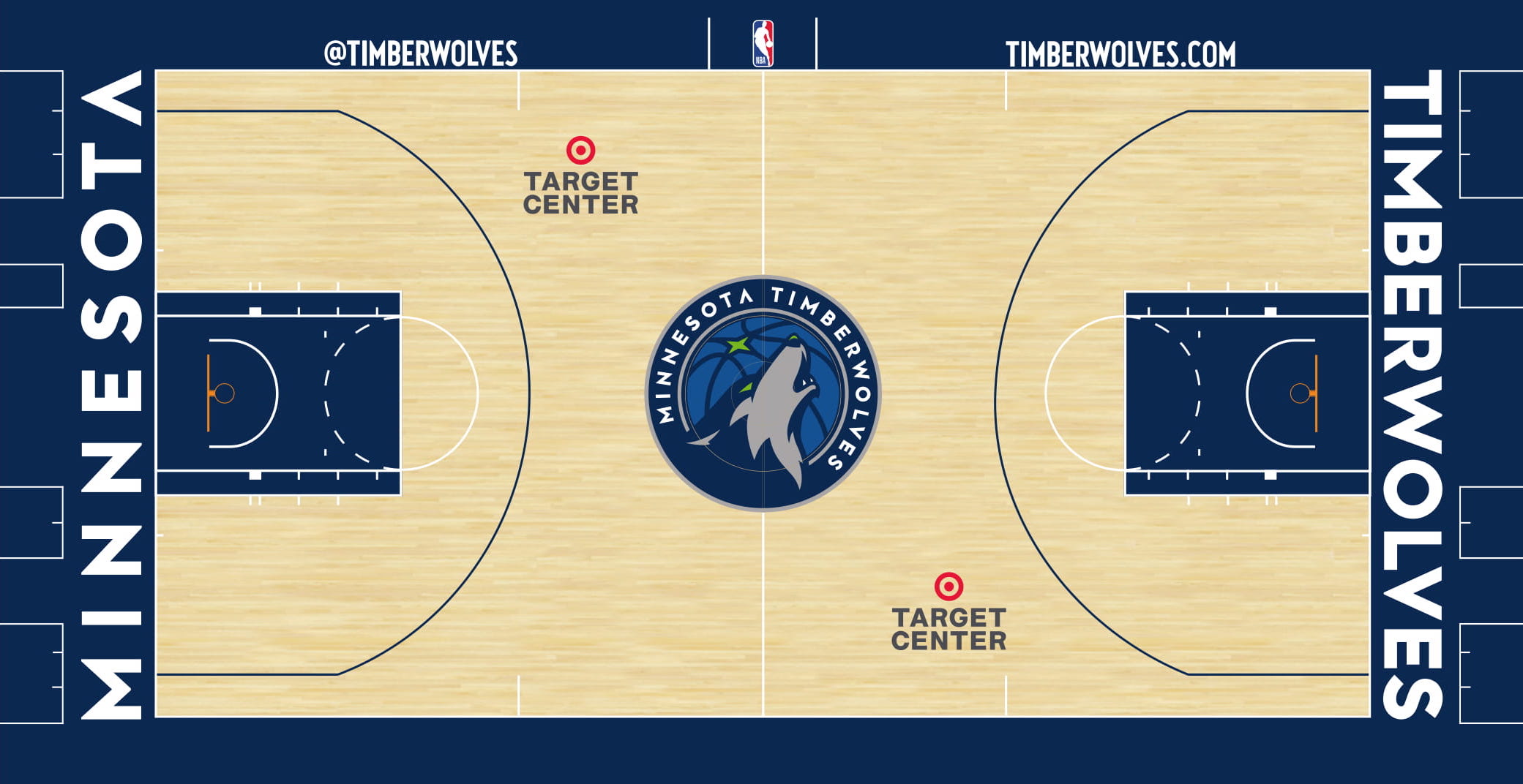 Image Minnesota Timberwolves court logo.jpeg Basketball Wiki