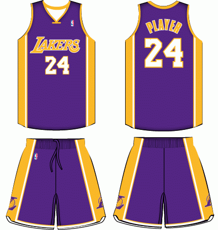 lakers home jersey color