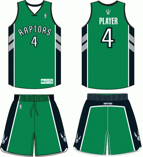 raptors green jersey