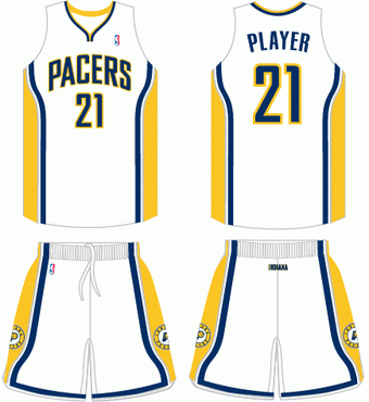 indiana pacers uniform history