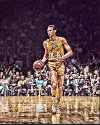 jerry west all star jersey