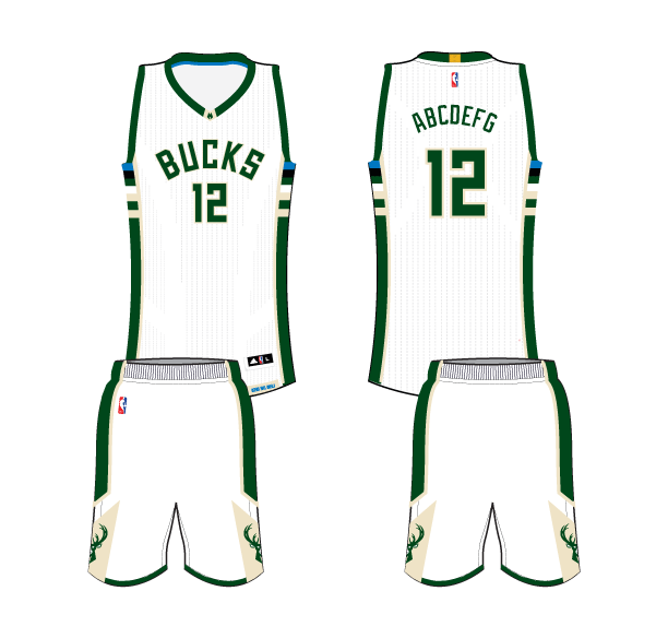 milwaukee bucks jersey design