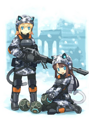 Neko army girls