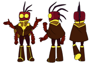 Scree model sheet (with clothes)