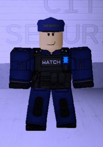 City Security The Watch Shiguto Wiki Fandom - neon blue uniform roblox