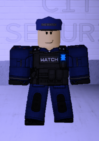 City Security The Watch Shiguto Wiki Fandom - neon district shirt watch blue roblox