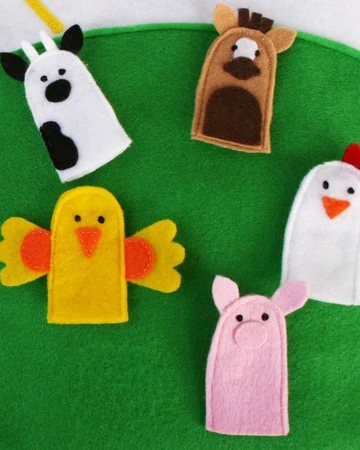 farm finger puppets