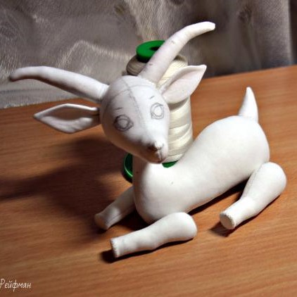 goat stuffed animal pattern