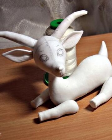 goat stuffed animal pattern