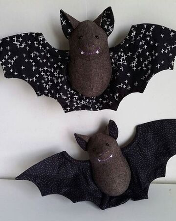 free bat plush pattern