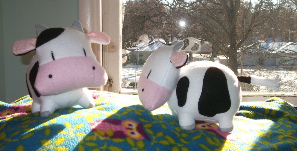 cow plush pattern