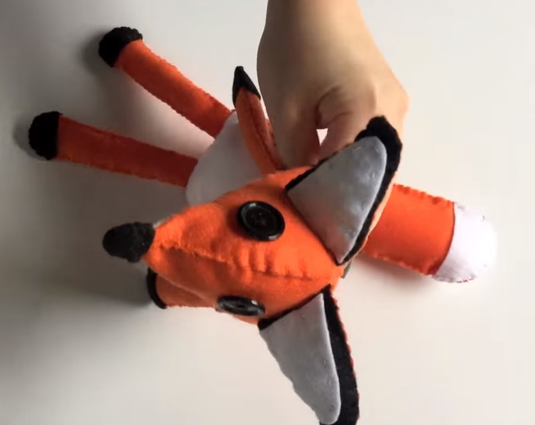 diy fox stuffed animal