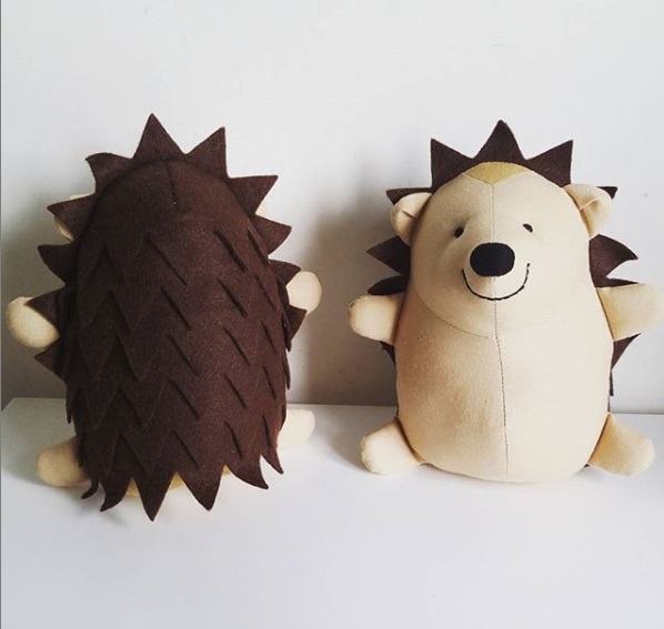 hedgehog plush pattern