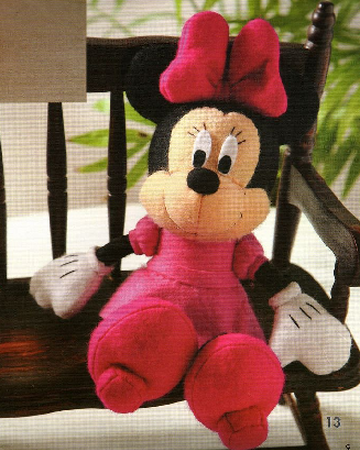 Minnie Mouse Plushie Sewing Pattern Unknown Creator Nerdy