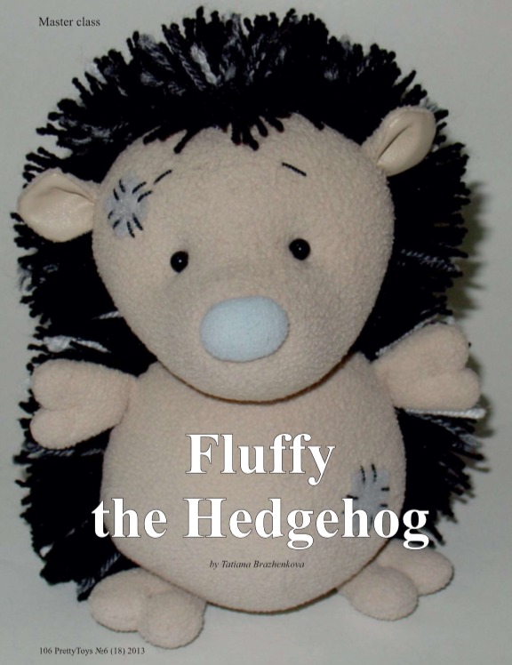 hedgehog plush pattern