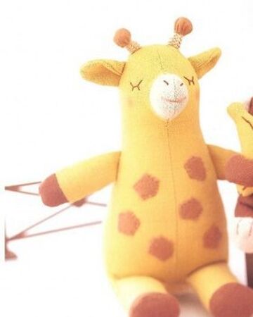 giraffe plush pattern