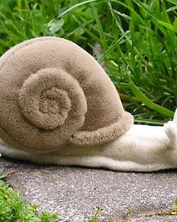 snail plush pattern