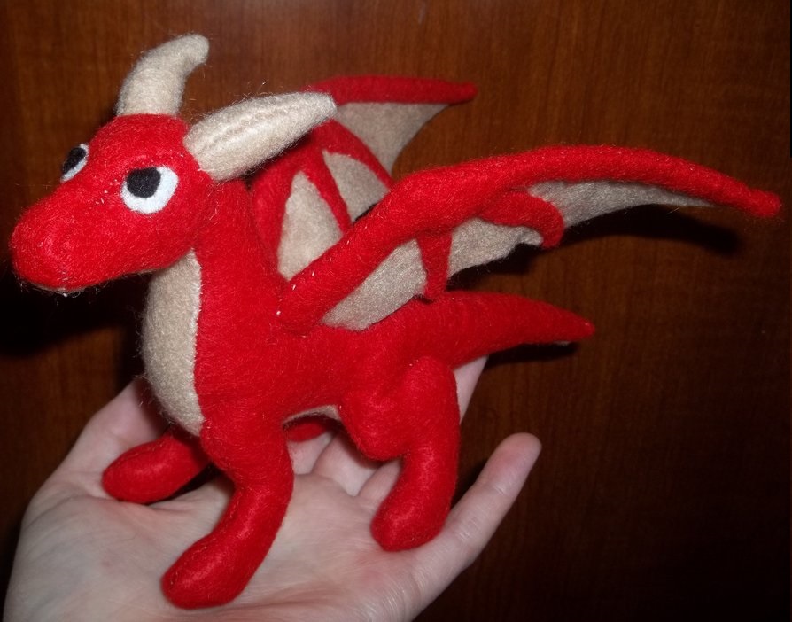 dragon plush sewing pattern