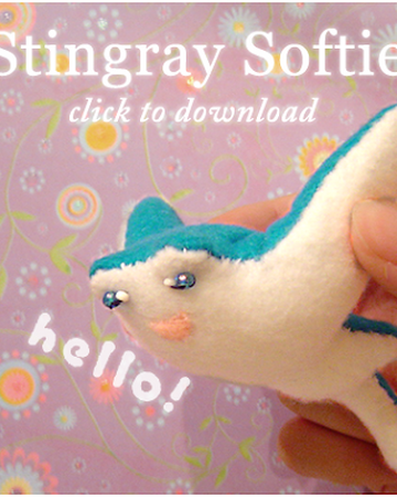 stingray stuffed animal pattern