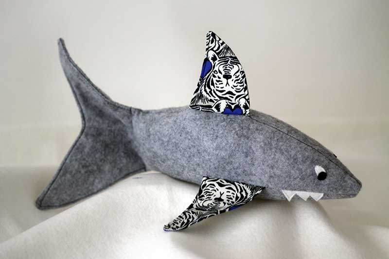 shark stuffed animal pattern