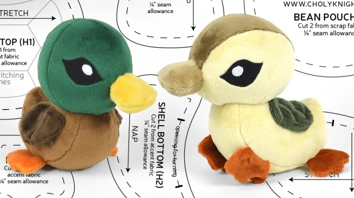 duck plush pattern