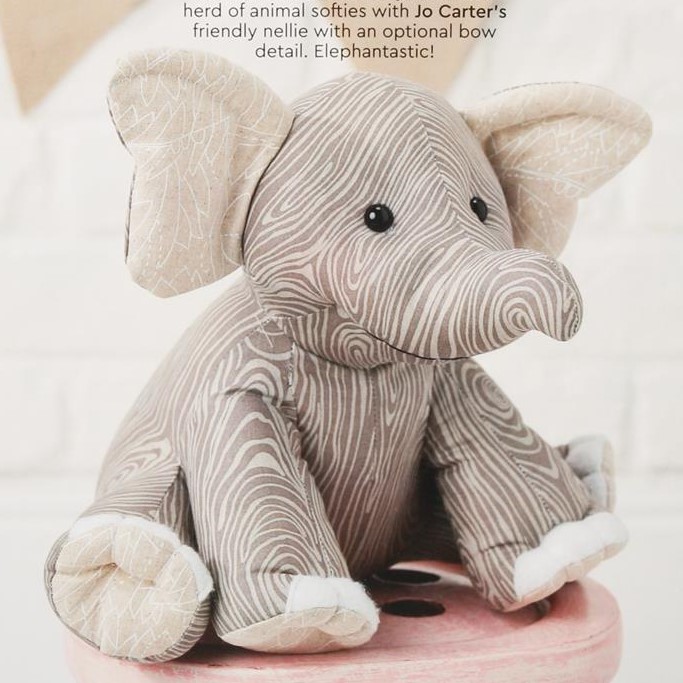 elephant stuffed animal pattern