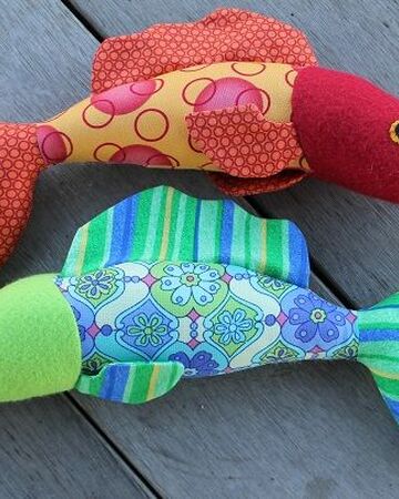 stuffed fish sewing pattern
