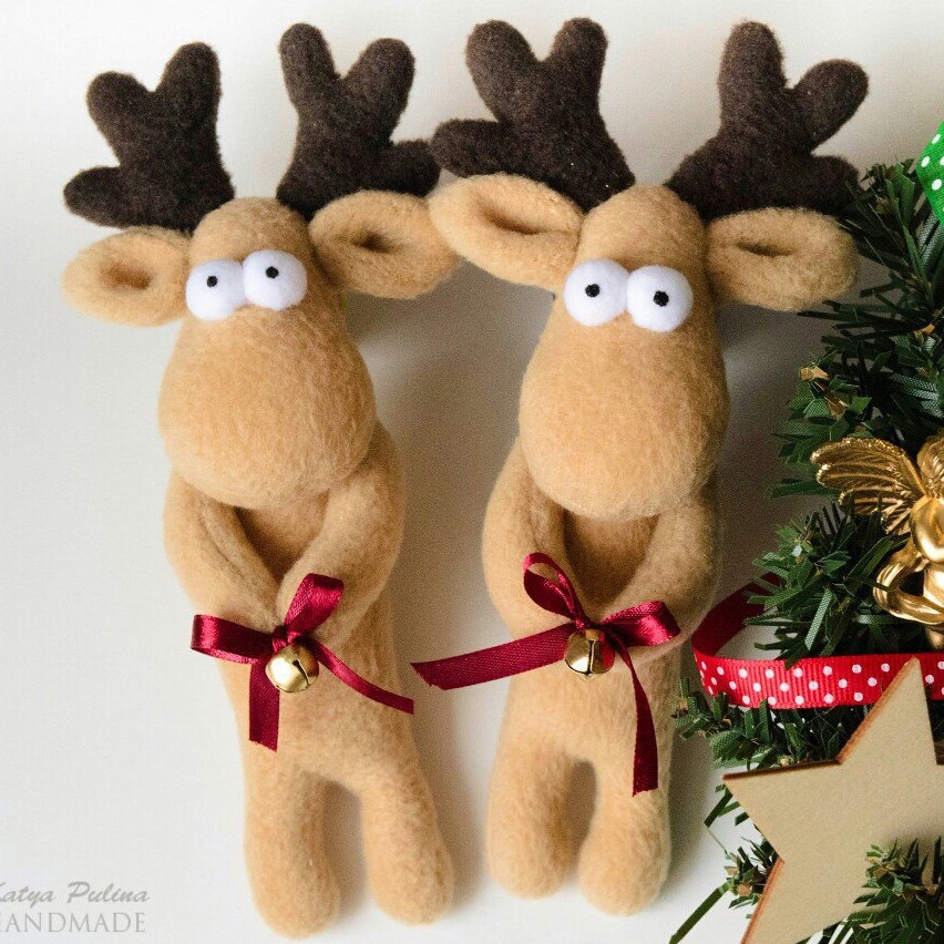 stuffed reindeer sewing pattern