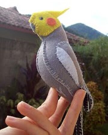 cockatiel plushie