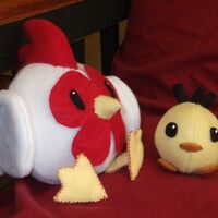 chicken plush pattern
